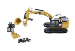 Diecast Masters 1/64 Scale Cat 320F L Hydraulic Excavator with 5 New Work Tools