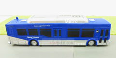 Los Angeles Metro NABI Toy Bus in Blue Express Livery Plastic 10 Inches Long