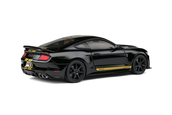 Solido 1/18 Scale 2023 Black and Gold Ford Shelby GT500-H Diecast Model