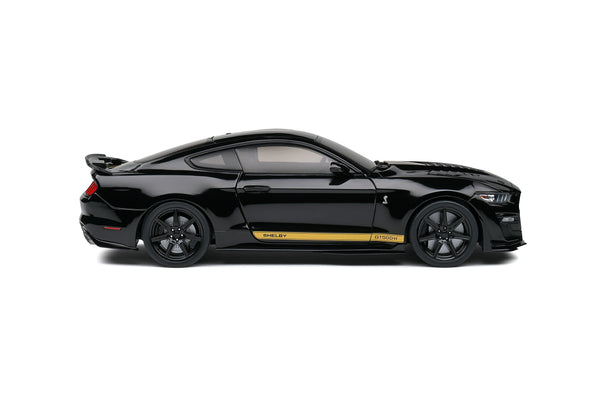 Solido 1/18 Scale 2023 Black and Gold Ford Shelby GT500-H Diecast Model