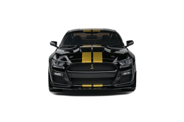 Solido 1/18 Scale 2023 Black and Gold Ford Shelby GT500-H Diecast Model