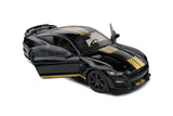 Solido 1/18 Scale 2023 Black and Gold Ford Shelby GT500-H Diecast Model
