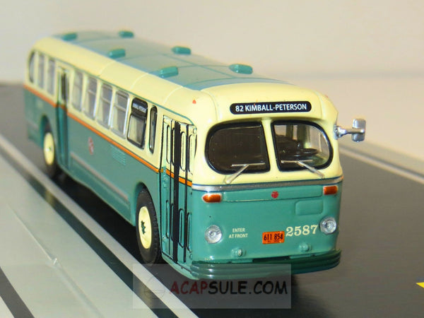Chicago CTA 1/87 Scale 1952 ACF-Brill CD-44 Transit Bus Diecast Model