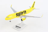 Hogan Spirit Airlines Airbus A320 1/200 Scale Model w Gears & Stand