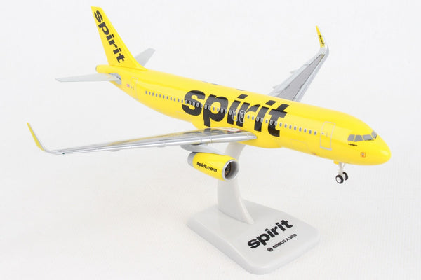 Hogan Spirit Airlines Airbus A320 1/200 Scale Model w Gears & Stand