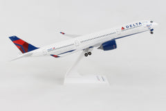 Skymarks SKR1078 Delta Airlines Airbus A350 1/200 Scale Plane with Stand & Gears N502DN