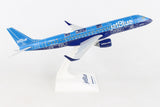 Skymarks JetBlue Embraer E190 1/100 Scale with Stand Blueprint Livery N304JB
