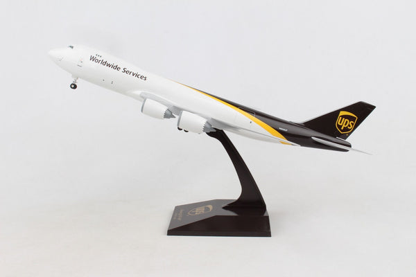 Skymarks Model UPS 747-8F 1/200 Scale Plane with Stand and Gears N606UP