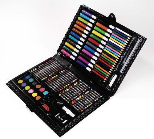 Arty Facts Portable Art Studio Deluxe Art Set - 120 piece set – Acapsule  Toys and Gifts
