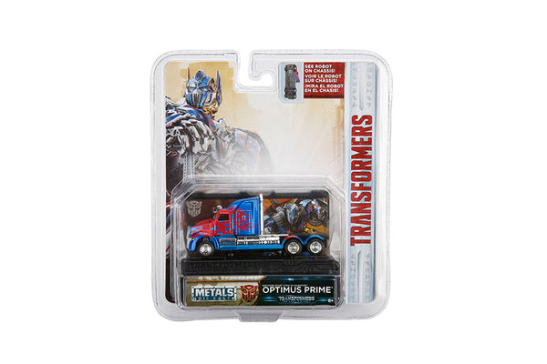 Transformers 1/64 Scale Optimus Prime Western Star 5700 XE Phantom Diecast Trailer with Display by Jada