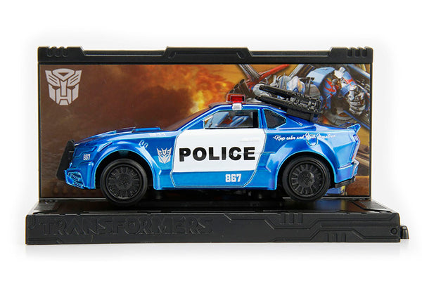 Transformers 1/64 Scale Barricade Custom Police Diecast Car with Display by Jada