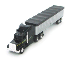 1/64 Scale Ertl John Deere Semi with Grain Hauler