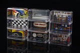 6 Pack of 1/64 Clear Display Cases for Hotwheel or Matchbox size cars