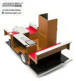 White & Red Shasta 15' Airflyte 1/24 Scale Diecast Model by Greenlight