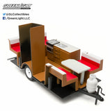 White & Red Shasta 15' Airflyte 1/24 Scale Diecast Model by Greenlight