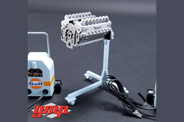 GMP 1/18 Scale Diecast Metal Gulf Garage Shop Tool Set