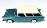 1/24 Scale Green 1955 Chevy Bel Air Nomad Diecast Model