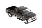 Black 1999 Ford F-350 Pick Up 1/24 Scale Diecast Model with Window Box