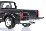 Black 1999 Ford F-350 Pick Up 1/24 Scale Diecast Model with Window Box