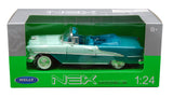 Green 1955 Oldsmobile Super 88 Convertible 1/24 Scale Diecast Model with Window Box