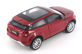 Red 1/24 Scale Land Rover Range Rover Evoque Diecast Model with Window Box