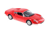 Red Ferrari 246 GT 1/24 Scale Diecast Model by Burago