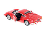 Red Ferrari 246 GT 1/24 Scale Diecast Model by Burago