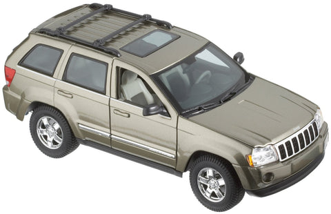 Maisto Khaki 2005 Jeep Grand Cherokee SUV 1/18 Scale Diecast