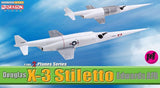 Dragon X-Plane Series Douglas X-3 Stiletto 1/144 Model with Stand (2 replicas)