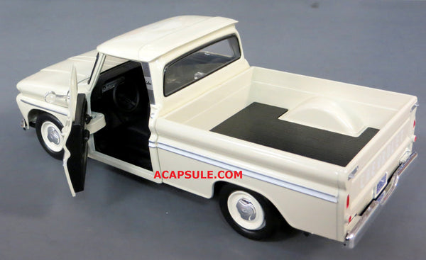 Tan 1966 Chevrolet C10 Fleetside Pick Up 1/24 Scale Diecast Model