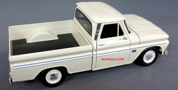 Tan 1966 Chevrolet C10 Fleetside Pick Up 1/24 Scale Diecast Model