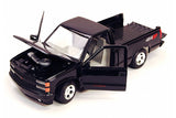 1/24 Scale 1992 Black Chevrolet 454 SS Pick Up Diecast Model (NO BOX)