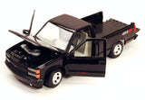 1/24 Scale 1992 Black Chevrolet 454 SS Pick Up Diecast Model