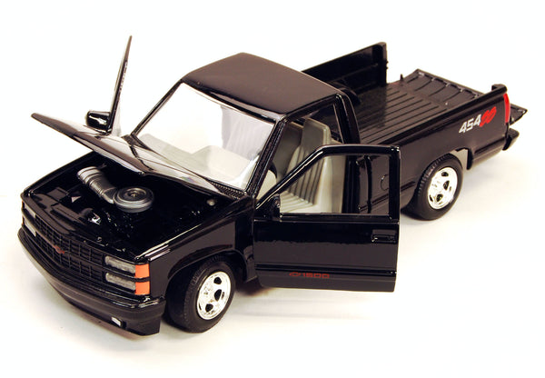 1/24 Scale 1992 Black Chevrolet 454 SS Pick Up Diecast Model