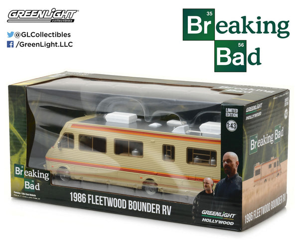 Breaking Bad 1986 Fleetwood Bounder RV 1/43 Scale Diecast Model by Greenlight