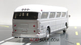 White/Silver Undecorated 1/87 Scale 1959 GM PD4104 Motorcoach Diecast Model