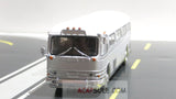 White/Silver Undecorated 1/87 Scale 1959 GM PD4104 Motorcoach Diecast Model