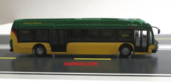 King County Metro 1/87 Scale Proterra ZX5 Electric Transit Bus Diecast Model