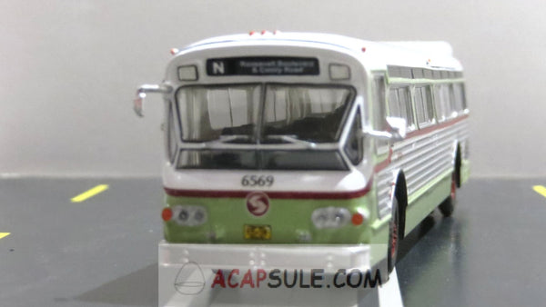 SEPTA Route N Roosevelt Blvd 1/87 Scale Flxible 53102 New Look Transit Bus Diecast Model