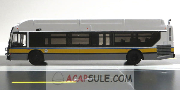 MBTA Boston #1442 Route 77 Harvard 1/87 Scale New Flyer Xcelsior Transit Bus Model