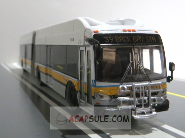 MBTA Boston #1269 Rte 39 1/87 Scale New Flyer Xcelsior XN60 Articulated Bus Diecast Model