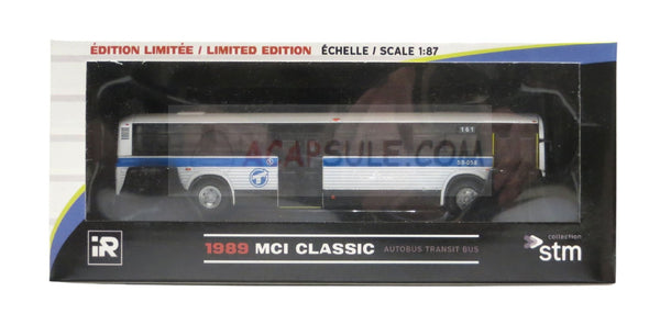 STM Montreal #161 Van Horne MCI Classic Transit Bus in 1/87 Scale Diecast Model