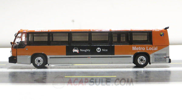 Los Angeles Metro Route 33 to Venice 1/87 Scale TMC RTS Transit Bus Diecast Model