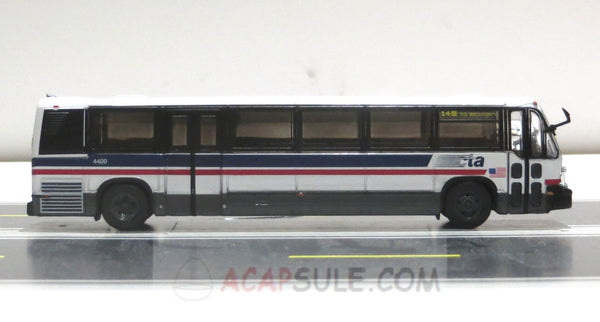 CTA Chicago Route 145 to Michigan 1/87 Scale TMC RTS Transit Bus Diecast Model