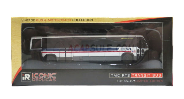 CTA Chicago Route 145 to Michigan 1/87 Scale TMC RTS Transit Bus Diecast Model