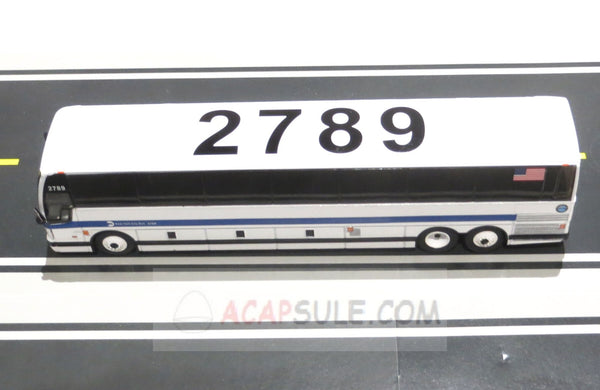 MTA New York City Route SIM10 Prevost X3-45 in 1/87 Scale Diecast Model