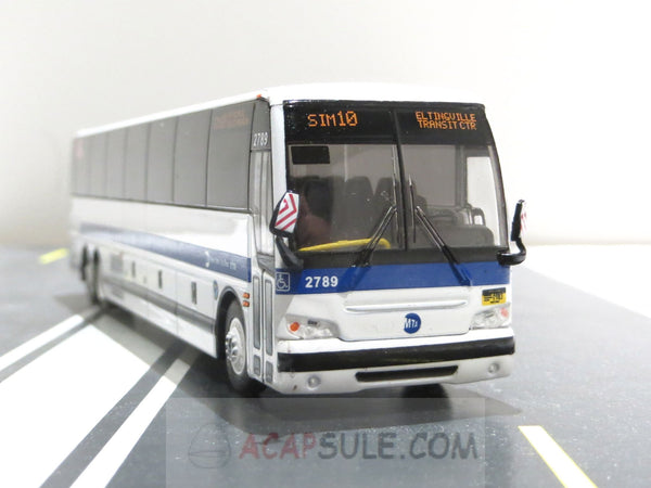 MTA New York City Route SIM10 Prevost X3-45 in 1/87 Scale Diecast Model