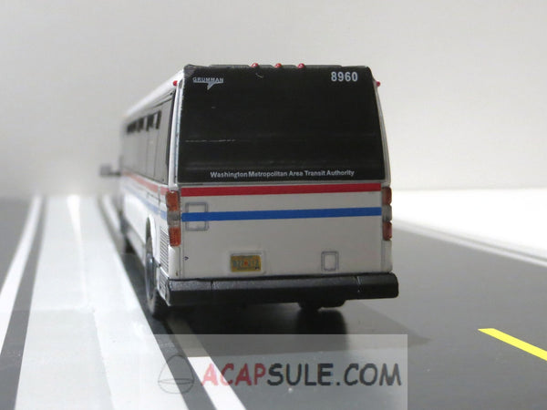 WMATA Washington Route 16S to Pentagon 1980 Grumman 870 Transit Bus 1/87 Scale Diecast Model