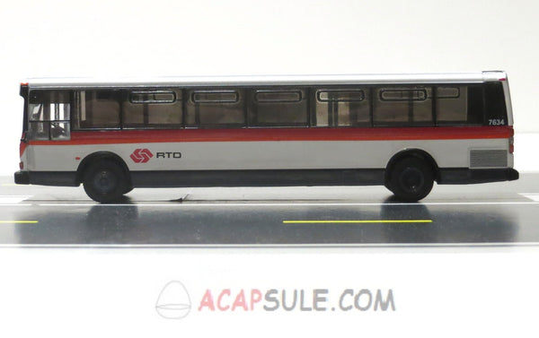 RTD Los Angeles Route 485 1980 Grumman 870 Transit Bus 1/87 Scale Diecast Model