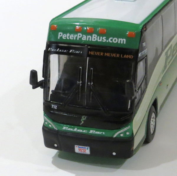 Peter Pan - 1/87 Scale MCI J4500 Motorcoach Diecast Model